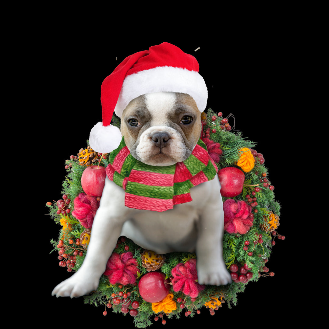 Ornament- French Bulldog Christmas Ornament, Happy Christmas Ornament, Car Ornament - Best gifts your whole family