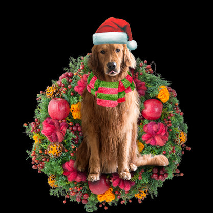Ornament- Golden Retriever Christmas Ornament, Happy Christmas Ornament, Car Ornament - Best gifts your whole family