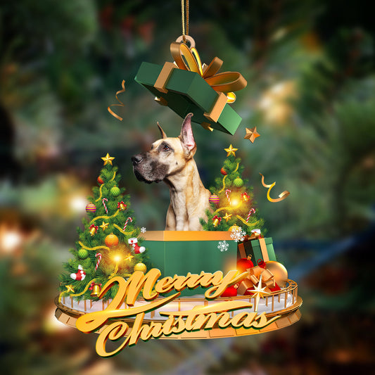 Ornament- Great Dane-Christmas Gifts&dogs Hanging Ornament, Happy Christmas Ornament, Car Ornament - Best gifts your whole family