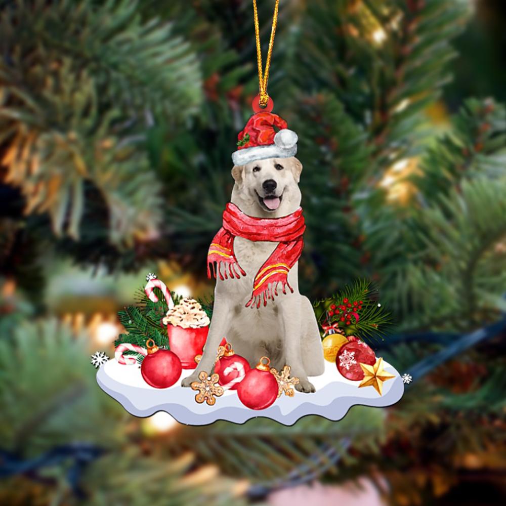 Ornament- Great Pyrenees 2-Better Christmas Hanging Ornament, Happy Christmas Ornament, Car Ornament - Best gifts your whole family