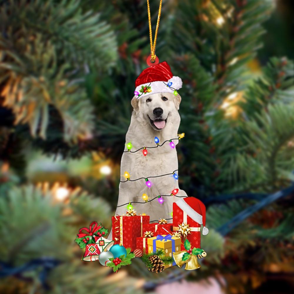 Ornament- Great Pyrenees 2-Dog Be Christmas Tree Hanging Ornament, Happy Christmas Ornament, Car Ornament - Best gifts your whole family