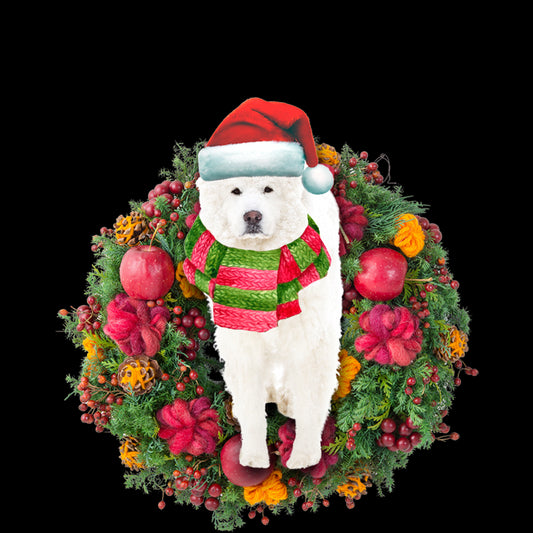 Ornament- Great Pyrenees Christmas Ornament, Happy Christmas Ornament, Car Ornament - Best gifts your whole family