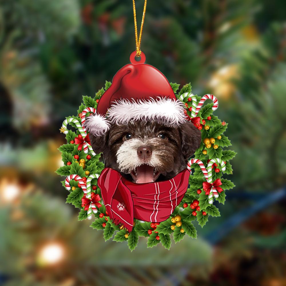 Ornament- Havanese 2-Xmas Bandana Hanging Ornament, Happy Christmas Ornament, Car Ornament - Best gifts your whole family