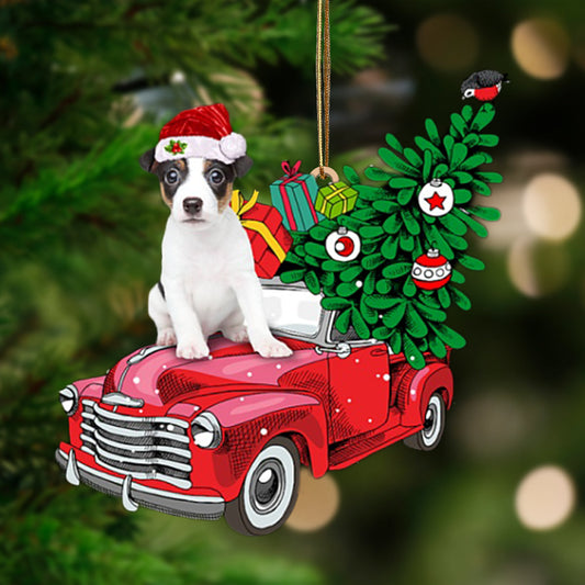 Ornament- Jack Russell Terrier 2-Pine Truck Hanging Ornament, Happy Christmas Ornament, Car Ornament - Best gifts your whole family