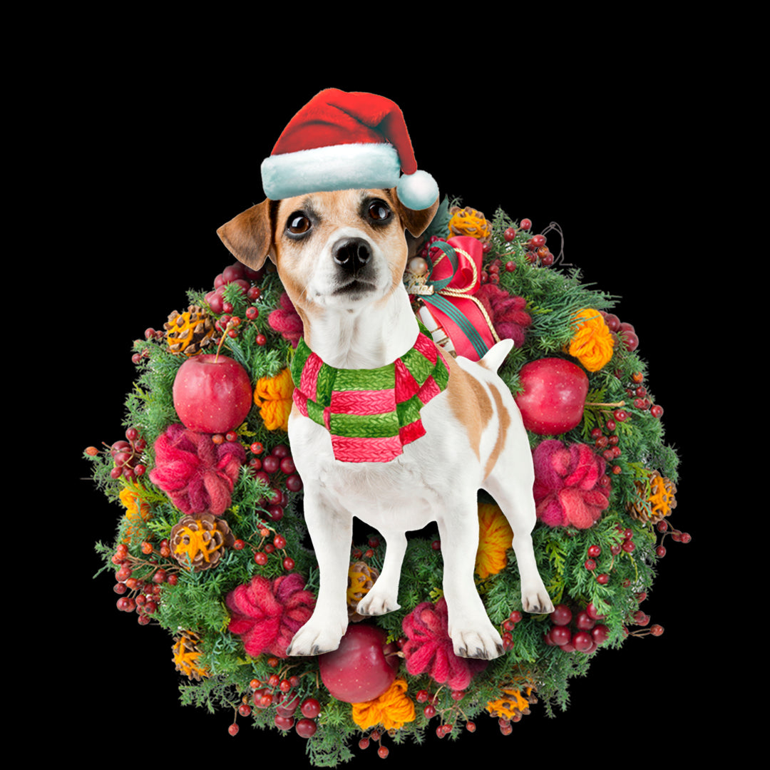 Ornament- Jack Russell Terrier Christmas Ornament, Happy Christmas Ornament, Car Ornament - Best gifts your whole family