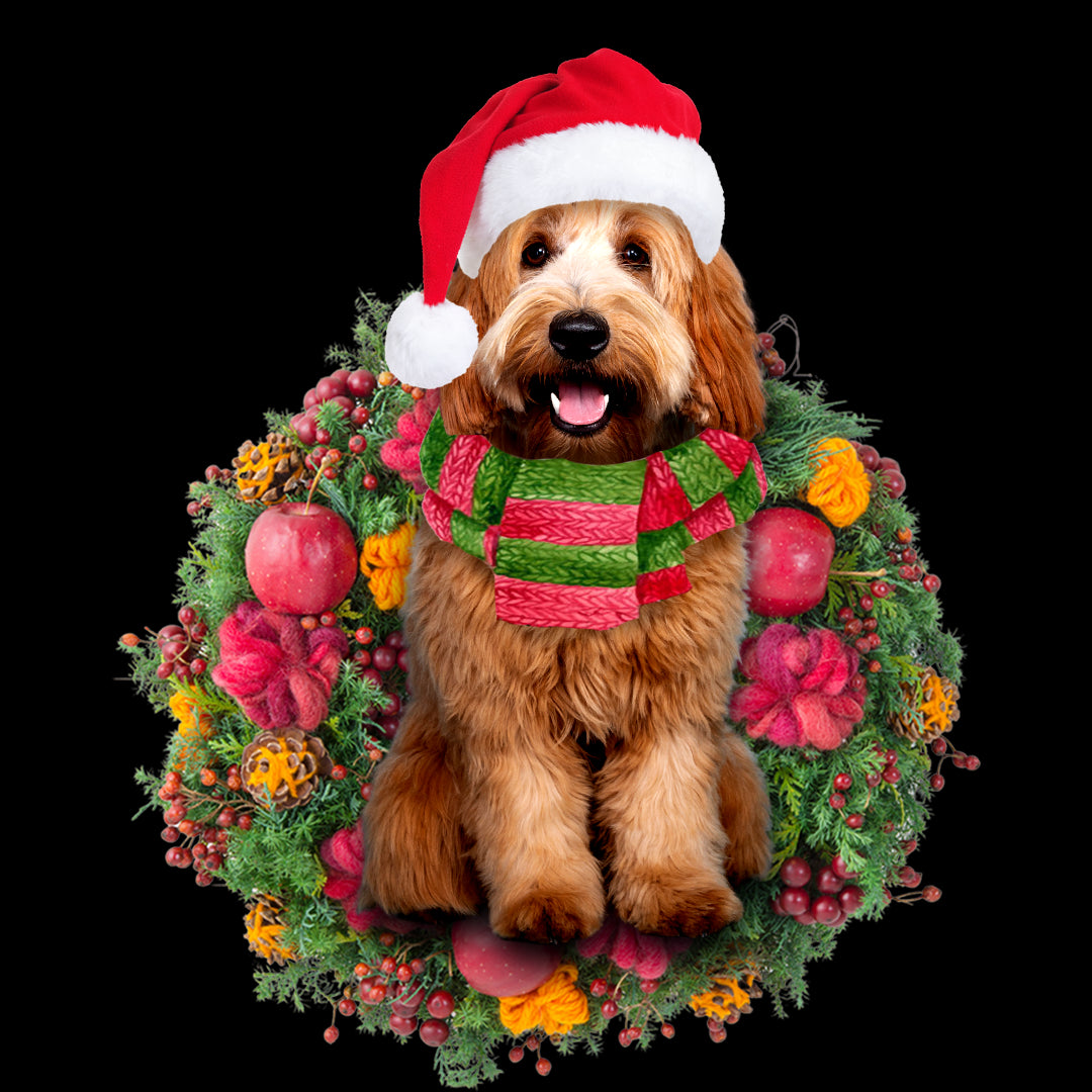 Ornament- Labradoodle Christmas Ornament, Happy Christmas Ornament, Car Ornament - Best gifts your whole family