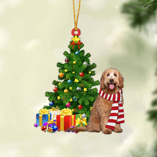 Ornament- Labradoodle-Christmas Star Hanging Ornament, Happy Christmas Ornament, Car Ornament - Best gifts your whole family