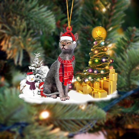 Ornament- Lykoi Cat Christmas Ornament Dog Ornament, Car Ornament, Christmas Ornament - Best gifts your whole family