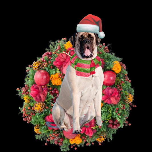 Ornament- Mastiff Christmas Ornament, Happy Christmas Ornament, Car Ornament - Best gifts your whole family