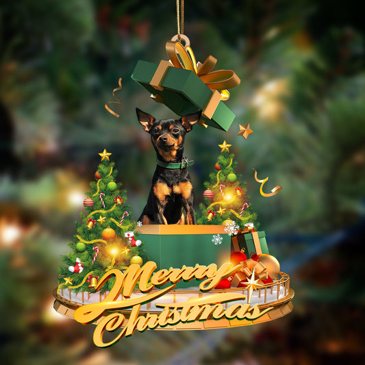 Ornament- Miniature Pinscher-Christmas Gifts&dogs Hanging Ornament, Happy Christmas Ornament, Car Ornament - Best gifts your whole family