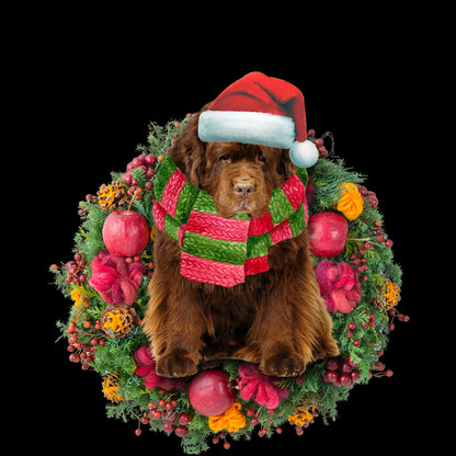 Ornament- Newfoundland Christmas Ornament, Happy Christmas Ornament, Car Ornament - Best gifts your whole family