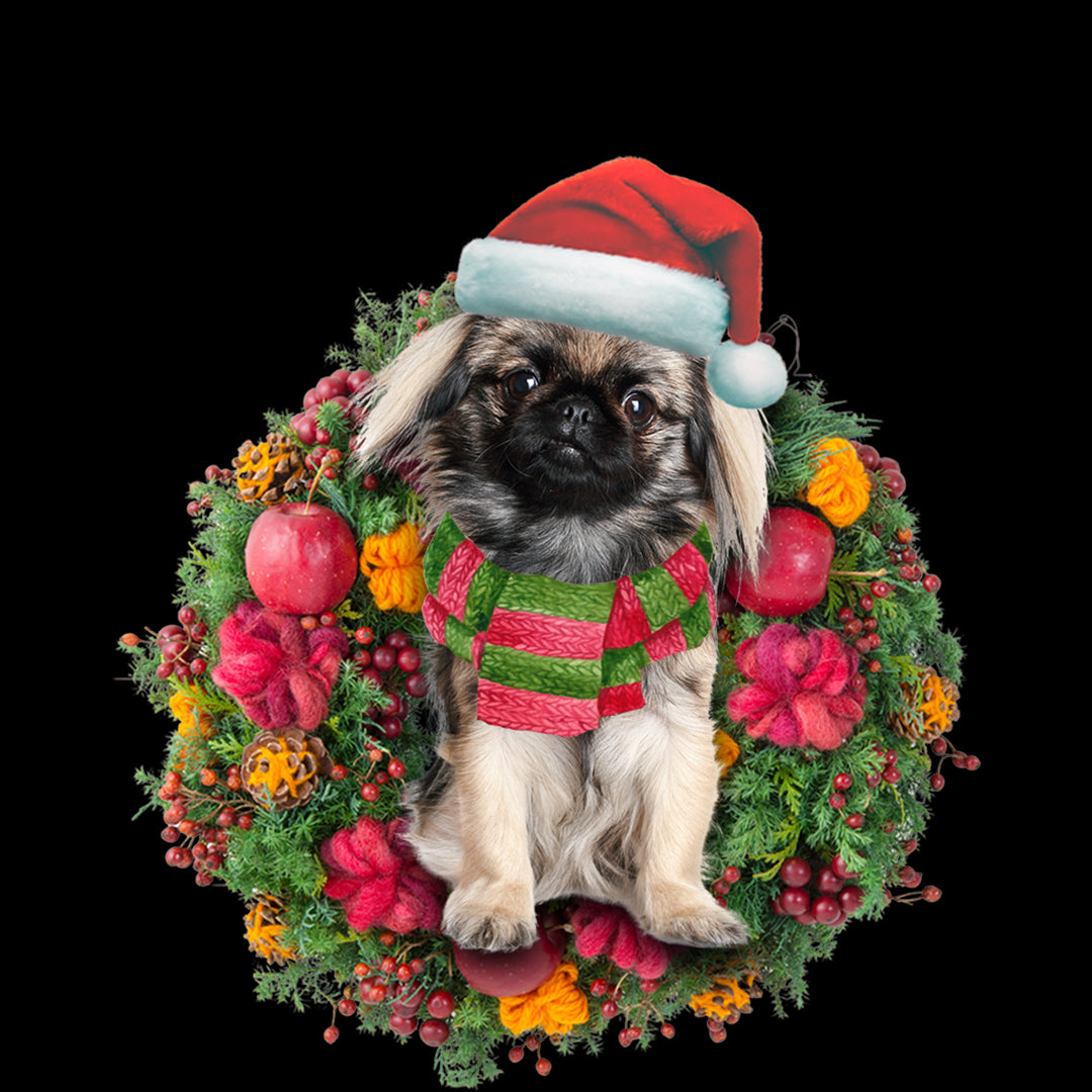 Ornament- Pekingese Christmas Ornament, Happy Christmas Ornament, Car Ornament - Best gifts your whole family