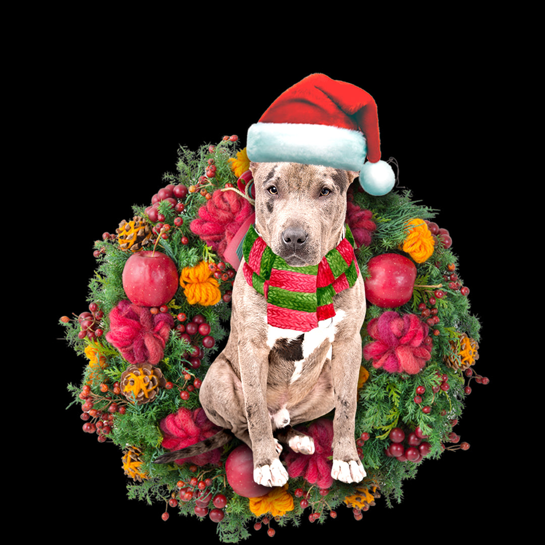 Ornament- Pit Bull Christmas Ornament, Happy Christmas Ornament, Car Ornament - Best gifts your whole family