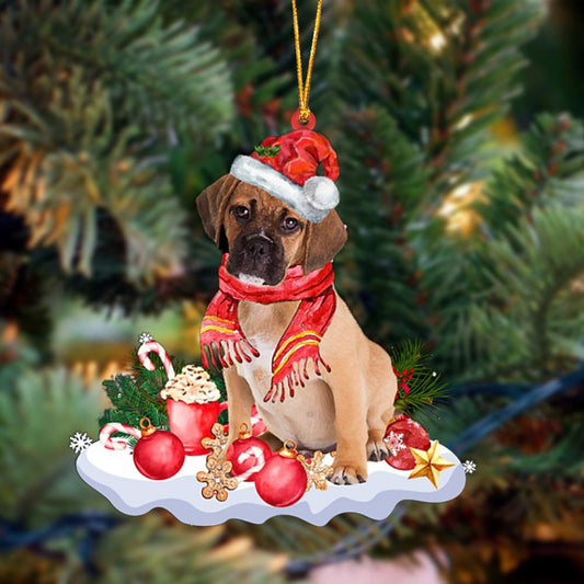 Ornament- Puggle 1-Better Christmas Hanging Ornament, Happy Christmas Ornament, Car Ornament - Best gifts your whole family