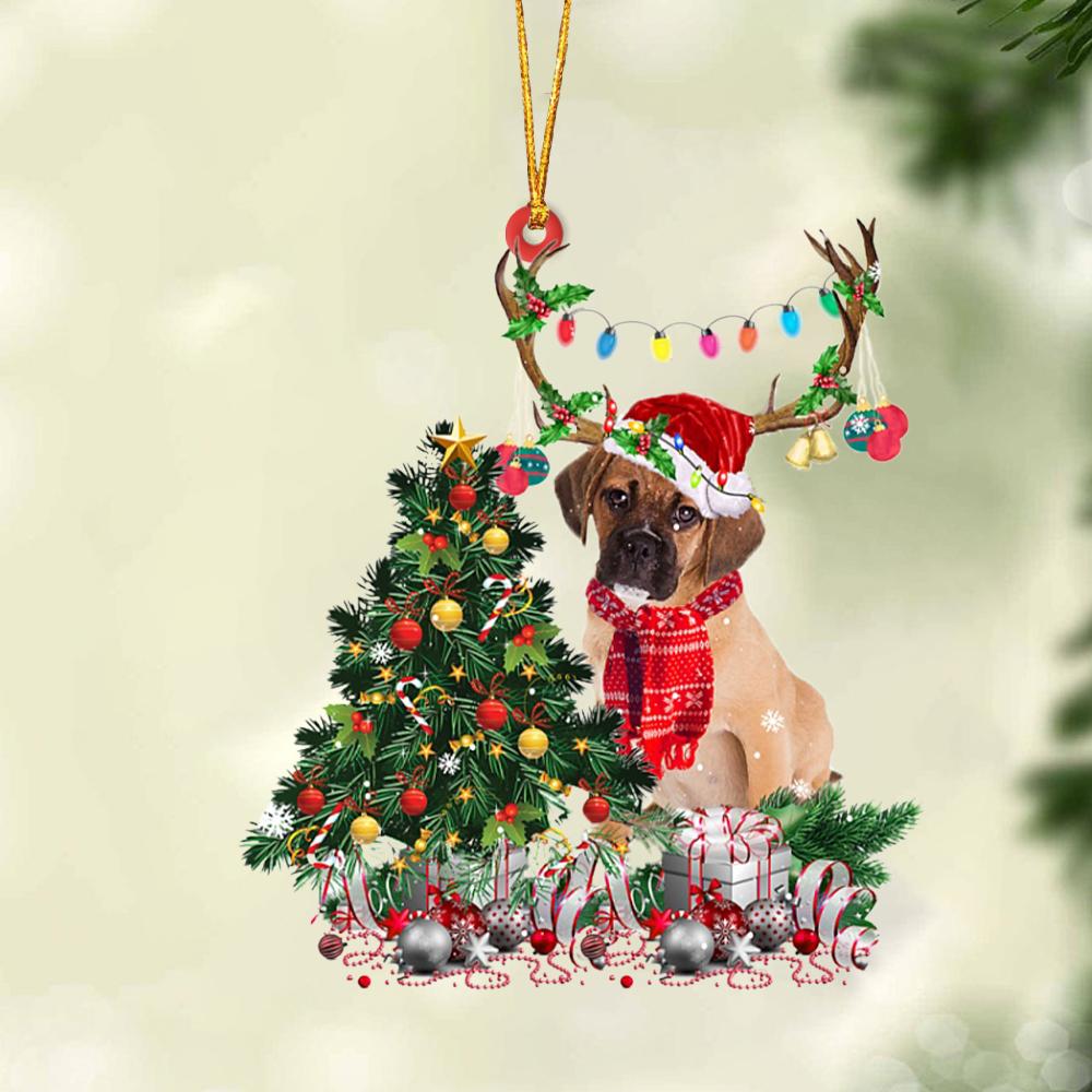 Ornament- Puggle 1-Christmas Tree Gift Hanging Ornament, Happy Christmas Ornament, Car Ornament - Best gifts your whole family