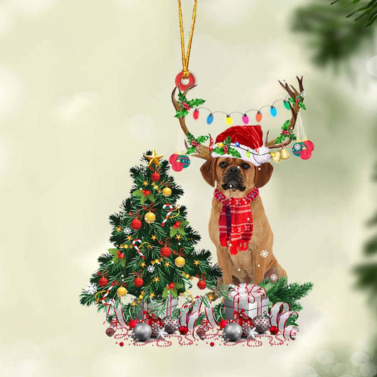 Ornament- Puggle-Christmas Tree Gift Hanging Ornament, Happy Christmas Ornament, Car Ornament - Best gifts your whole family