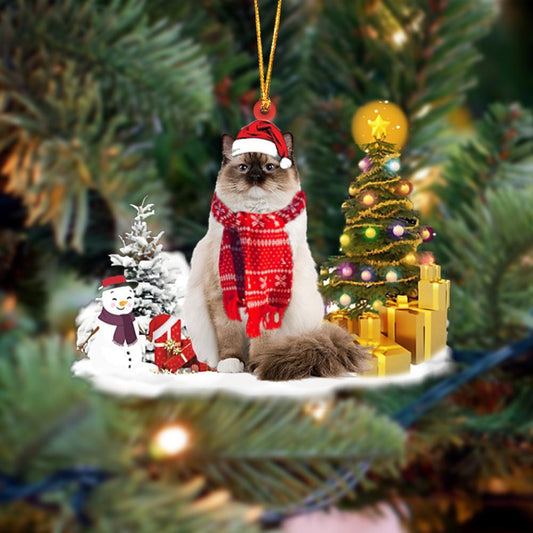 Ornament- Ragdoll Cat Christmas Ornament Dog Ornament, Car Ornament, Christmas Ornament - Best gifts your whole family