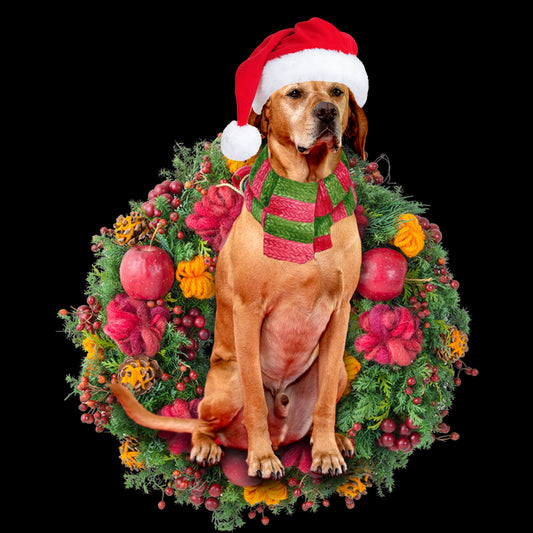 Ornament- Red Labrador Christmas Ornament, Happy Christmas Ornament, Car Ornament - Best gifts your whole family