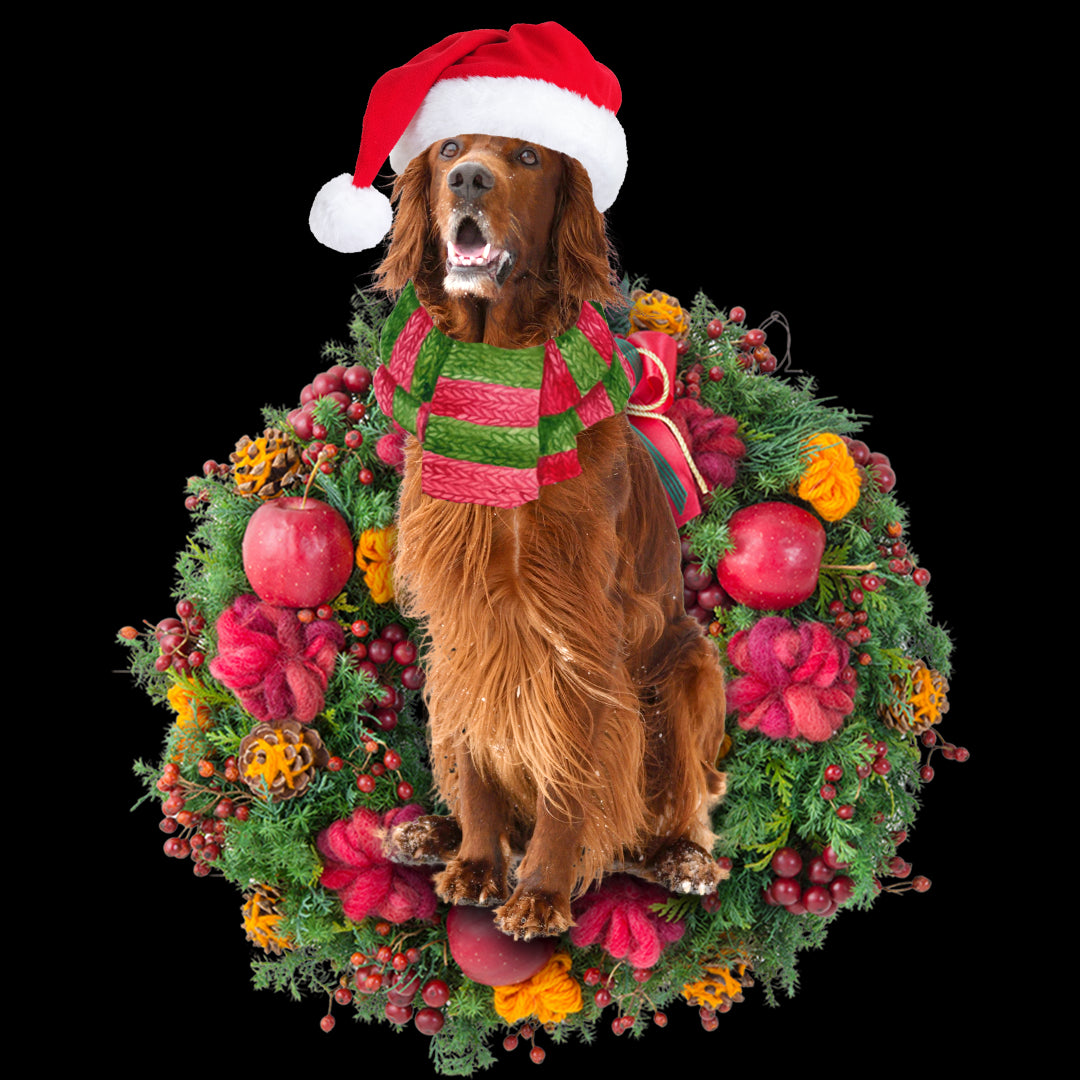 Ornament- Red Setter Christmas Ornament, Happy Christmas Ornament, Car Ornament - Best gifts your whole family