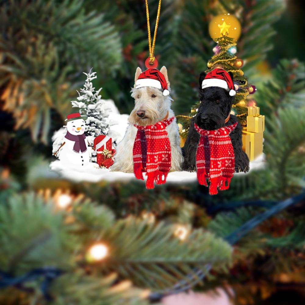 Ornament- Scottish Terrier Christmas Ornament Dog Ornament, Car Ornament, Christmas Ornament - Best gifts your whole family