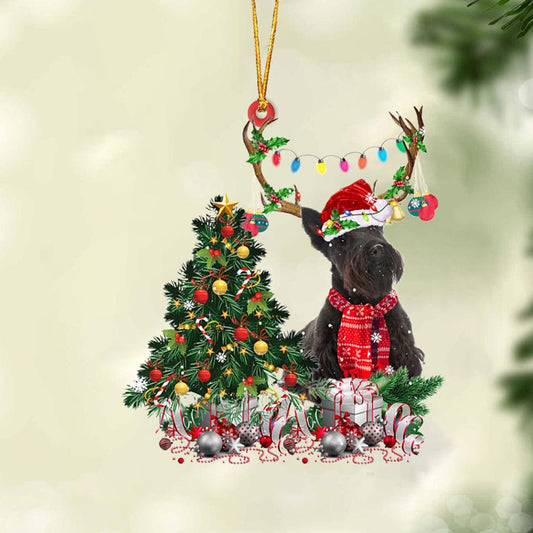 Ornament- Scottish Terrier-Christmas Tree Gift Hanging Ornament, Happy Christmas Ornament, Car Ornament - Best gifts your whole family