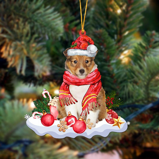 Ornament- Shetland Sheepdog 2-Better Christmas Hanging Ornament, Happy Christmas Ornament, Car Ornament - Best gifts your whole family