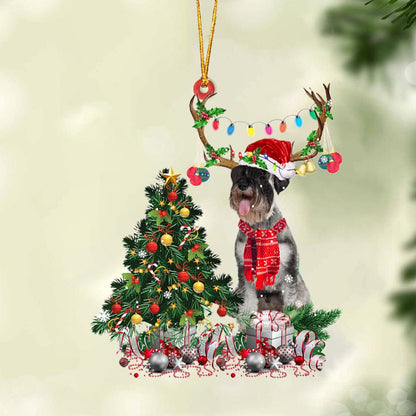 Ornament- Standard Schnauzer-Christmas Tree Gift Hanging Ornament, Happy Christmas Ornament, Car Ornament - Best gifts your whole family