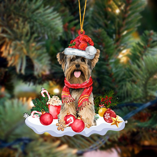 Ornament- Yorkshire Terrier 1-Better Christmas Hanging Ornament, Happy Christmas Ornament, Car Ornament - Best gifts your whole family