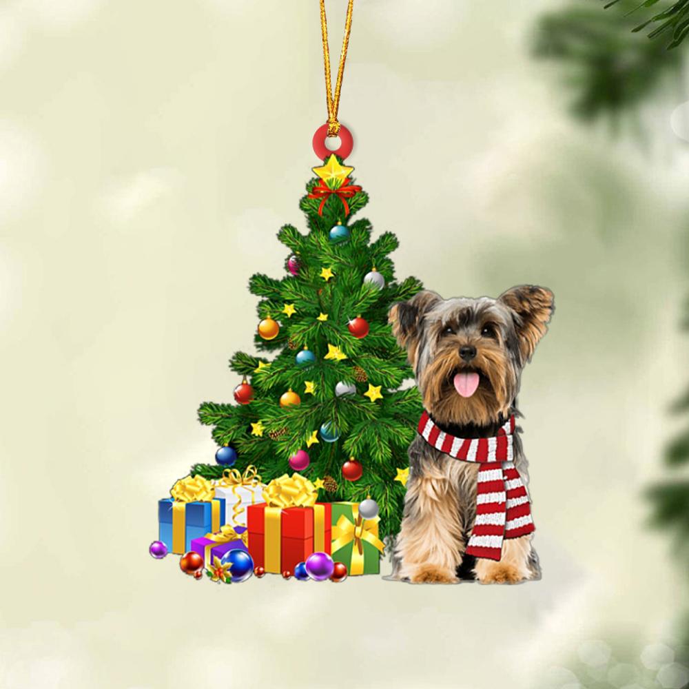 Ornament- Yorkshire Terrier 1-Christmas Star Hanging Ornament, Happy Christmas Ornament, Car Ornament - Best gifts your whole family