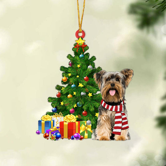 Ornament- Yorkshire Terrier 1-Christmas Star Hanging Ornament, Happy Christmas Ornament, Car Ornament - Best gifts your whole family