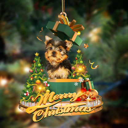 Ornament- Yorkshire Terrier-Christmas Gifts&dogs Hanging Ornament, Happy Christmas Ornament, Car Ornament - Best gifts your whole family
