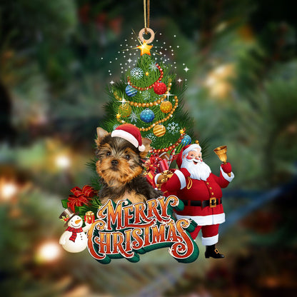 Ornament- Yorkshire Terrier-Christmas Tree&Dog Hanging Ornament, Happy Christmas Ornament, Car Ornament - Best gifts your whole family
