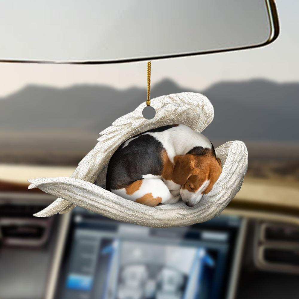 Ornaments- Beagle sleeping angel beagle lovers dog moms ornament, Dog Ornaments, Car Ornament - Best gifts your whole family