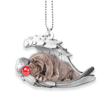 Ornaments- Cane Corso- Sleeping Angel-Two Sided Ornament, Dog Ornaments, Car Ornament - Best gifts your whole family