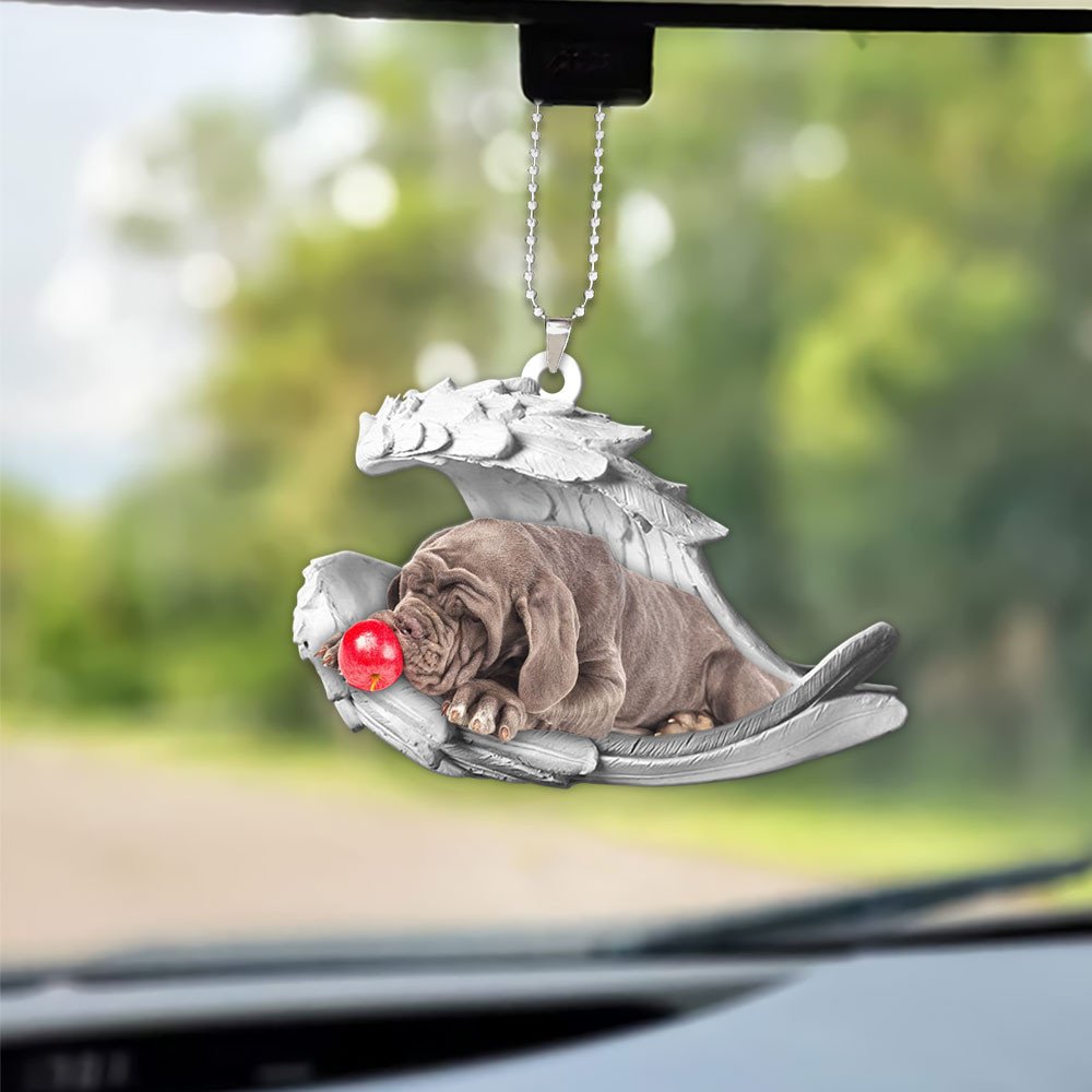 Ornaments- Cane Corso- Sleeping Angel-Two Sided Ornament, Dog Ornaments, Car Ornament - Best gifts your whole family