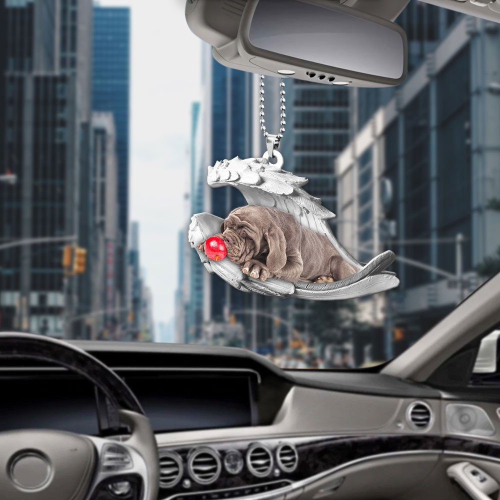 Ornaments- Cane Corso- Sleeping Angel-Two Sided Ornament, Dog Ornaments, Car Ornament - Best gifts your whole family