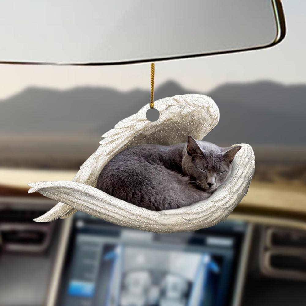 Ornaments- Chartreux sleeping angel Chartreux lovers cat mom ornament, Dog Ornaments, Car Ornament - Best gifts your whole family