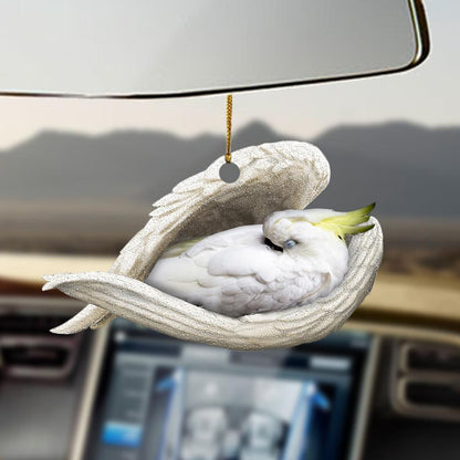 Ornaments- Cockatoo sleeping angel Cockatoo lovers bird lovers ornament, Dog Ornaments, Car Ornament - Best gifts your whole family