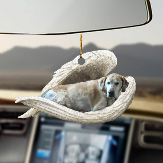 Ornaments- Goldador sleeping angel goldador lovers dog mom ornament, Dog Ornaments, Car Ornament - Best gifts your whole family
