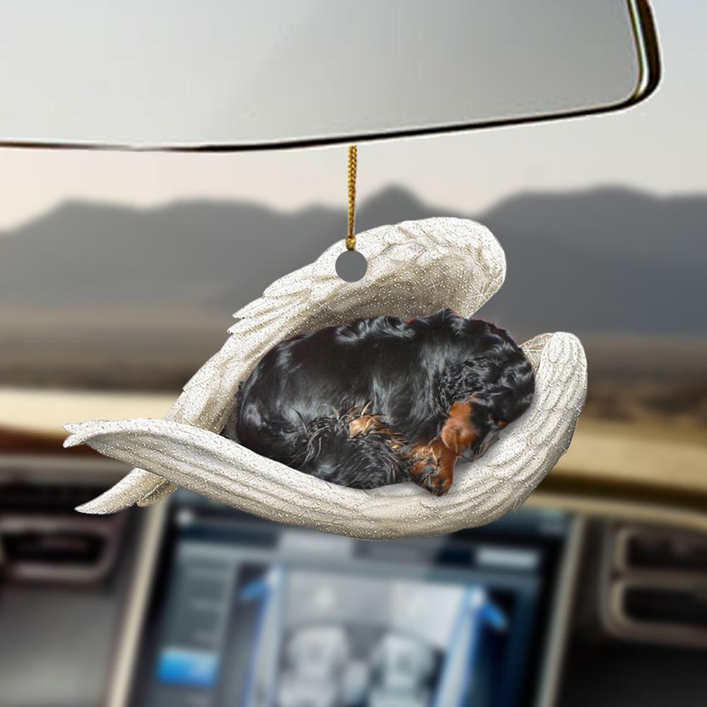 Ornaments- Gordon Setter sleeping angel Gordon Setter lovers ornament, Dog Ornaments, Car Ornament - Best gifts your whole family