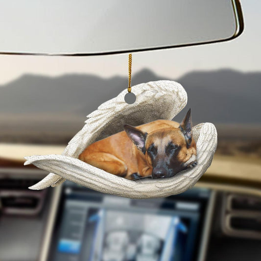 Ornaments- Malinois dog sleeping angel Malinois dog lovers dog moms ornament, Dog Ornaments, Car Ornament - Best gifts your whole family