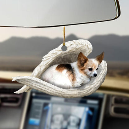 Ornaments- Papillon sleeping angel Papillon lovers dog lover ornament, Dog Ornaments, Car Ornament - Best gifts your whole family