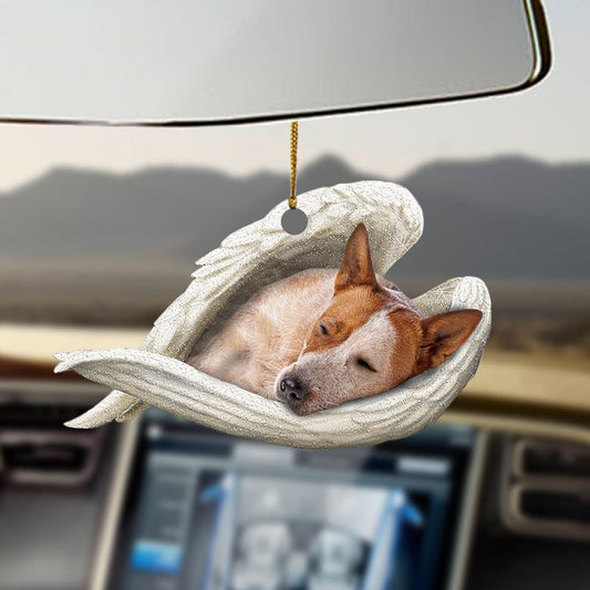 Ornaments- Red heeler sleeping angel red heeler lovers dog lovers ornament, Dog Ornaments, Car Ornament - Best gifts your whole family