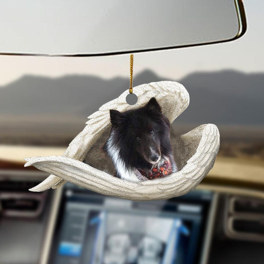 Ornaments- Sheltie sleeping angel for Sheltie lover dog mom ornament, Dog Ornaments, Car Ornament - Best gifts your whole family