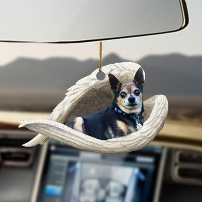 Ornaments- Tricolor chihuahua sleeping angel tricolor chihuahua lover dog lover ornament - Best gifts your whole family