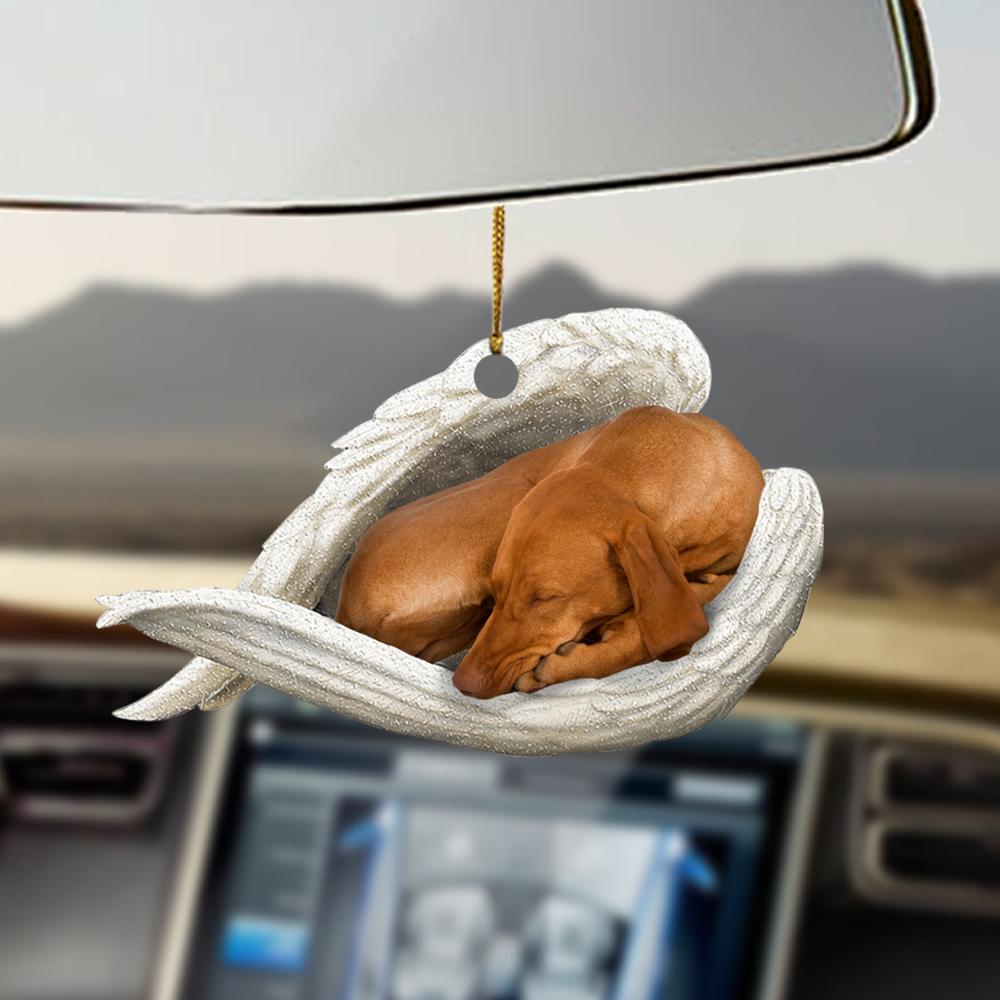 Ornaments- Vizsla sleeping angel vizsla lovers dog moms ornament, Dog Ornaments, Car Ornament - Best gifts your whole family