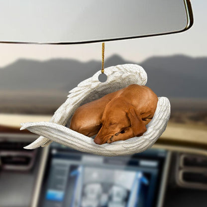Ornaments- Vizsla sleeping angel vizsla lovers dog moms ornament, Dog Ornaments, Car Ornament - Best gifts your whole family