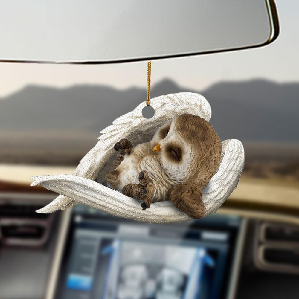 Owl Sleeping Angel Owl Lovers Bird Lovers Ornament - Best gifts your whole family