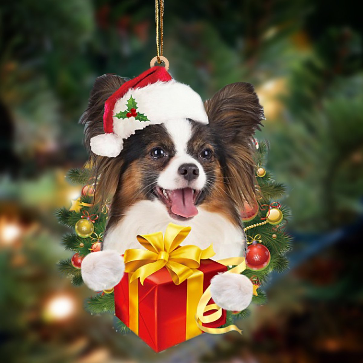 Papillon-Dogs give gifts Hanging Ornament - Best gifts your whole family