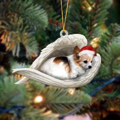 Papillon02 Sleeping Angel Christmas Ornament Godmerc - Best gifts your whole family